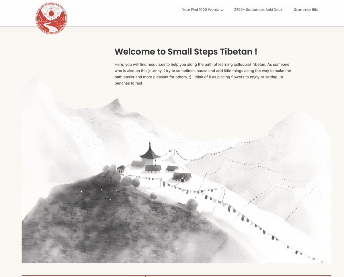 Small Steps Tibetan Website